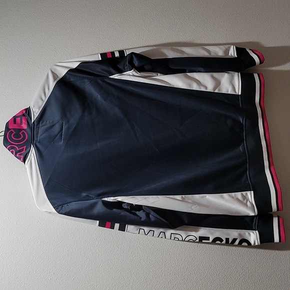 COPY - MARC ECKO CUT & SEW ZIP UP TRACK JACKET NAVY HOT PINK ATHLEISURE MENS … - Picture 13 of 16